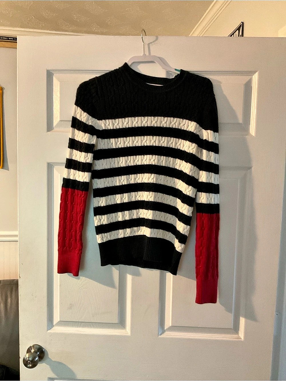 Tommy Hilfiger Striped Cotton Sweater Size Medium